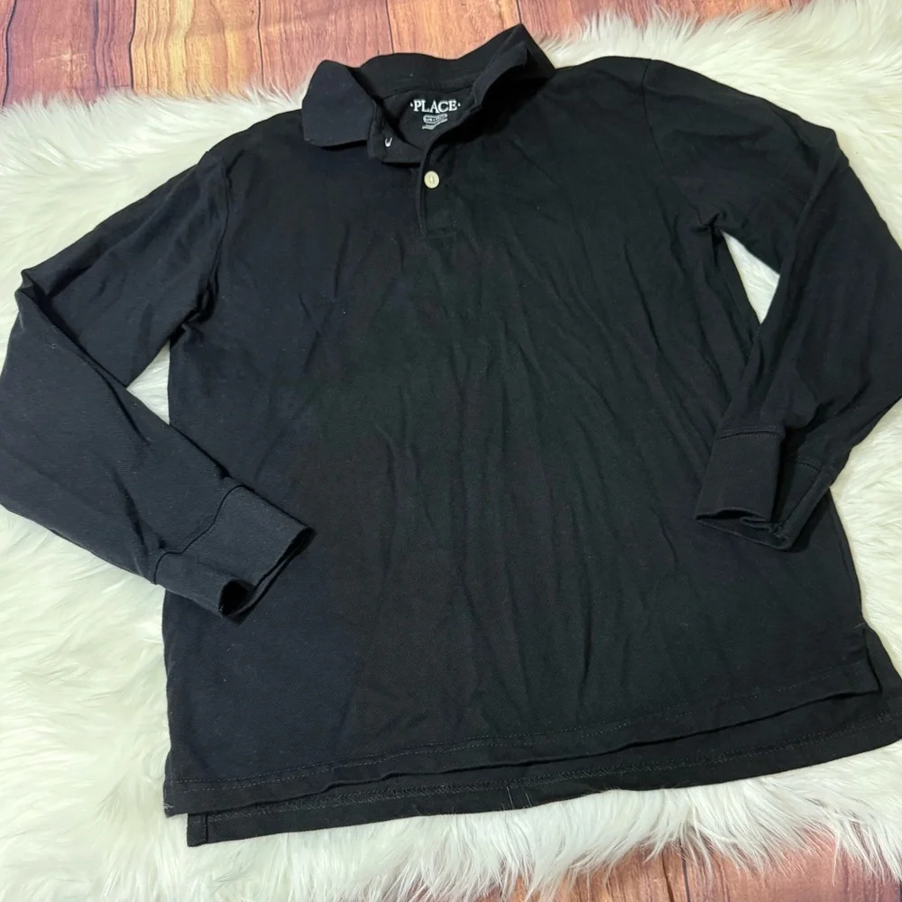 The Children’s Place Long Sleeve Polo Shirt – Kids Large (10/12)